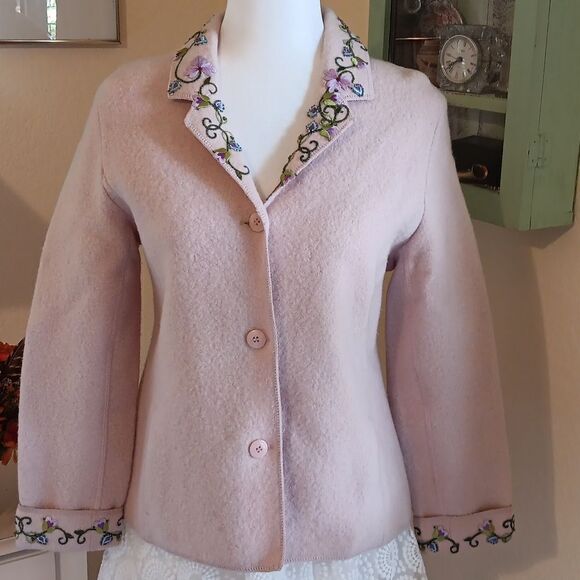 Petite Sophisticate Jackets & Blazers - Vintage. Petite Sophisticatè Boiled Wool Jacket.Soft Girl